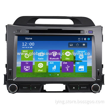 Special Car DVD Player with GPS Navigation System for Kia Sportage with RDS/BT/iPod Control